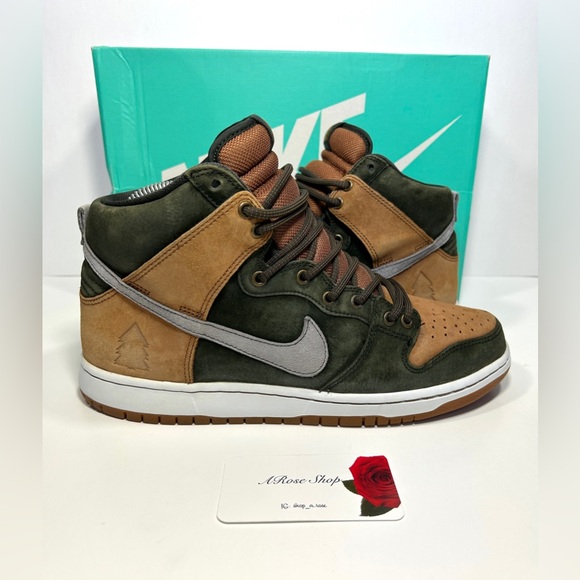 Homegrown x Nike SB Dunk High PRM ‘Sequoia’ (839693 302) Shoes Size: 10 M